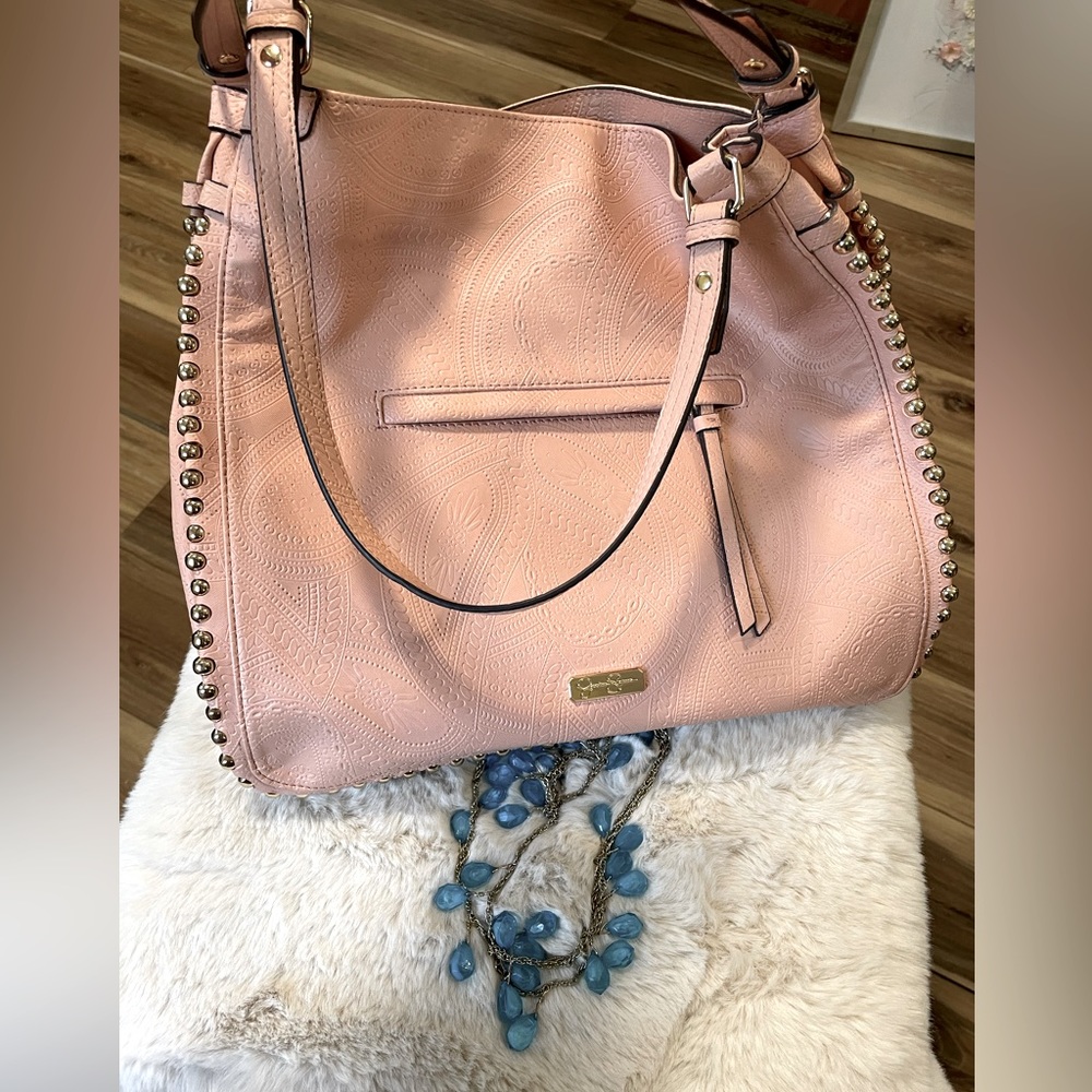 Gold Studded Embellish Oversized Bag